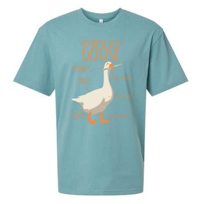 Anatomy Of A Goose Water Bird Duckling Sueded Cloud Jersey T-Shirt