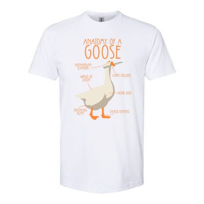 Anatomy Of A Goose Water Bird Duckling Softstyle CVC T-Shirt