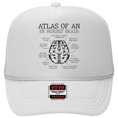 Atlas Of An ER Nurse' Brain ICU Nurse Essential Nurse Trucker Hat