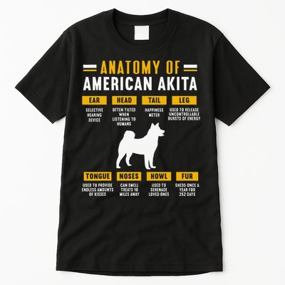 Anatomy Of An American Akita Tall T-Shirt