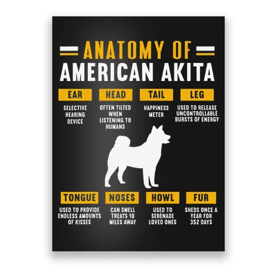 Anatomy Of An American Akita Poster