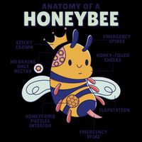 Anatomy Of A Honeybee Bumblebee Sweatshirt