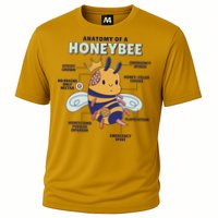 Anatomy Of A Honeybee Bumblebee Cooling Performance Crew T-Shirt