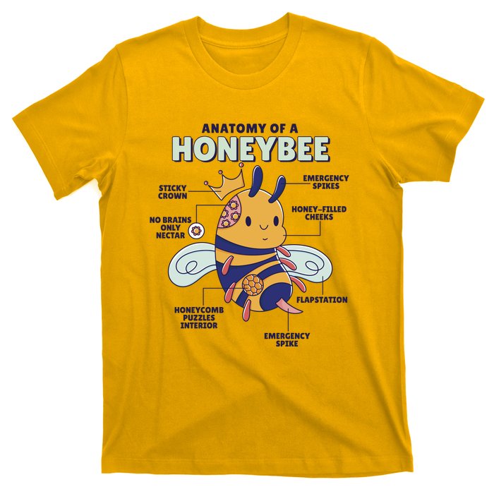 Anatomy Of A Honeybee Bumblebee T-Shirt