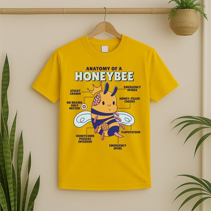 Anatomy Of A Honeybee Bumblebee T-Shirt