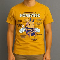 Anatomy Of A Honeybee Bumblebee T-Shirt