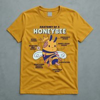 Anatomy Of A Honeybee Bumblebee T-Shirt