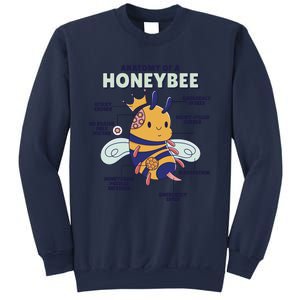 Anatomy Of A Honeybee Bumblebee Sweatshirt