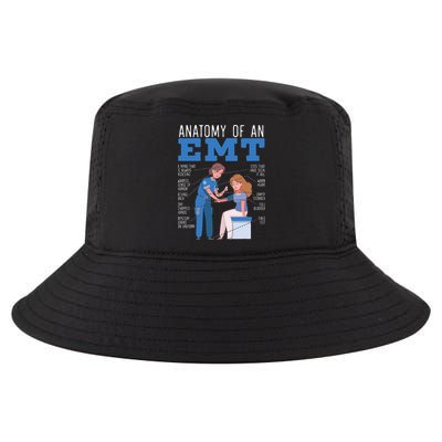 Anatomy Of An EMT Paramedic EMT EMS Health Care Cool Comfort Performance Bucket Hat