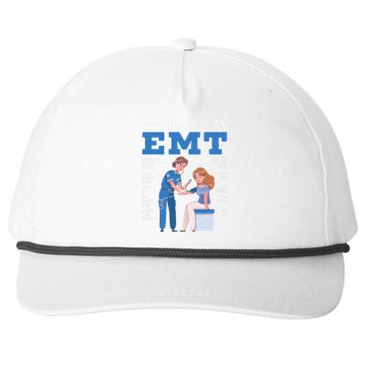 Anatomy Of An EMT Paramedic EMT EMS Health Care Snapback Five-Panel Rope Hat