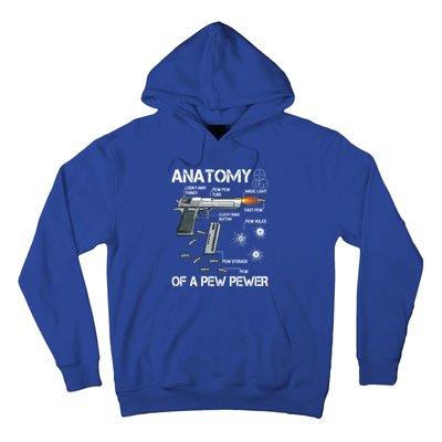 Anatomy Of A Pew Pewer Gift Ammo Gun Adt Meme Lovers Gift Hoodie