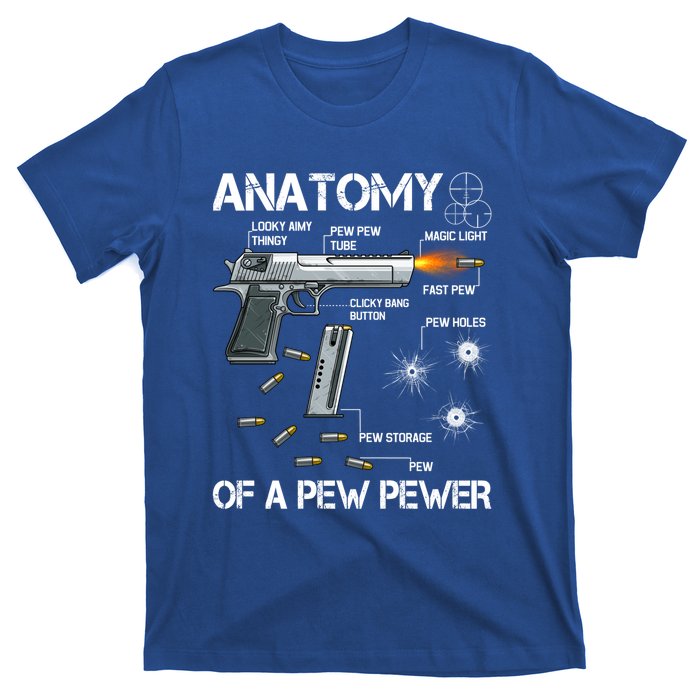 Anatomy Of A Pew Pewer Gift Ammo Gun Adt Meme Lovers Gift T-Shirt