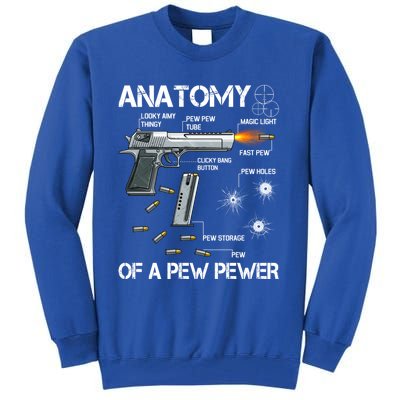 Anatomy Of A Pew Pewer Gift Ammo Gun Adt Meme Lovers Gift Tall Sweatshirt