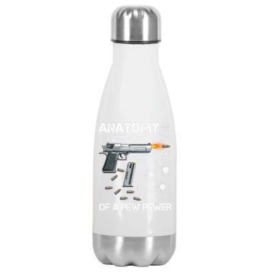 Anatomy Of A Pew Pewer Gift Ammo Gun Adt Meme Lovers Gift Stainless Steel Insulated Water Bottle