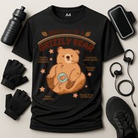 Anatomy Of A Grizzly Bear Cooling Performance Crew T-Shirt