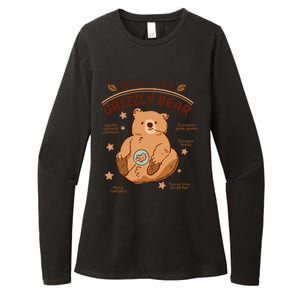 Anatomy Of A Grizzly Bear Womens CVC Long Sleeve Shirt