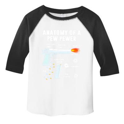 Anatomy Of A Pew Pewer Gift Toddler Fine Jersey T-Shirt