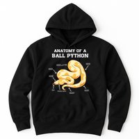 Anatomy Of A Ball Python Reptile Snake Owner Hoodie