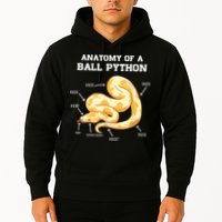 Anatomy Of A Ball Python Reptile Snake Owner Hoodie