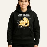 Anatomy Of A Ball Python Reptile Snake Owner Hoodie