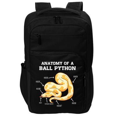 Anatomy Of A Ball Python Reptile Snake Owner Impact Tech Backpack