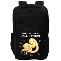 Anatomy Of A Ball Python Reptile Snake Owner Impact Tech Backpack