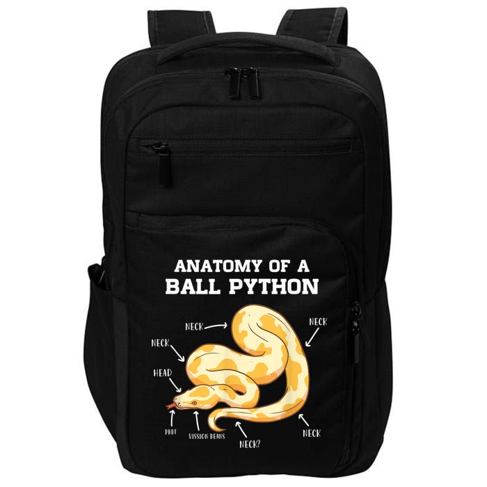 Anatomy Of A Ball Python Reptile Snake Owner Impact Tech Backpack