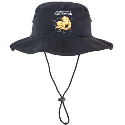 Anatomy Of A Ball Python Reptile Snake Owner Legacy Cool Fit Booney Bucket Hat