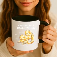 Anatomy Of A Ball Python Reptile Snake Owner Mug