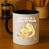 Anatomy Of A Ball Python Reptile Snake Owner Mug