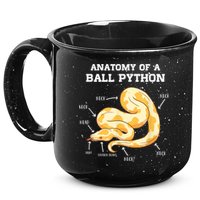 Anatomy Of A Ball Python Reptile Snake Owner 15oz Campfire Ceramic Mug