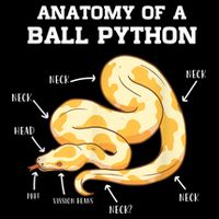 Anatomy Of A Ball Python Reptile Snake Owner Drawstring Bag