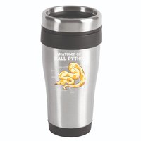 Anatomy Of A Ball Python Reptile Snake Owner 16oz Travel Tumbler