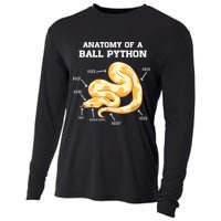 Anatomy Of A Ball Python Reptile Snake Owner Cooling Performance Long Sleeve Crew