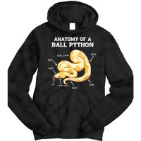 Anatomy Of A Ball Python Reptile Snake Owner Tie Dye Hoodie