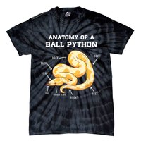 Anatomy Of A Ball Python Reptile Snake Owner Tie-Dye T-Shirt