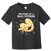 Anatomy Of A Ball Python Reptile Snake Owner Toddler T-Shirt