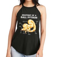 Anatomy Of A Ball Python Reptile Snake Owner Women's Perfect Tri Rocker Tank