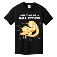 Anatomy Of A Ball Python Reptile Snake Owner Kids T-Shirt