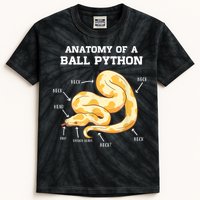 Anatomy Of A Ball Python Reptile Snake Owner Kids Tie-Dye T-Shirt