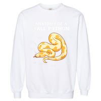 Anatomy Of A Ball Python Reptile Snake Owner Garment-Dyed Sweatshirt