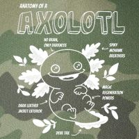 Anatomy Of A Axolotl Legacy Tie Dye Trucker Hat