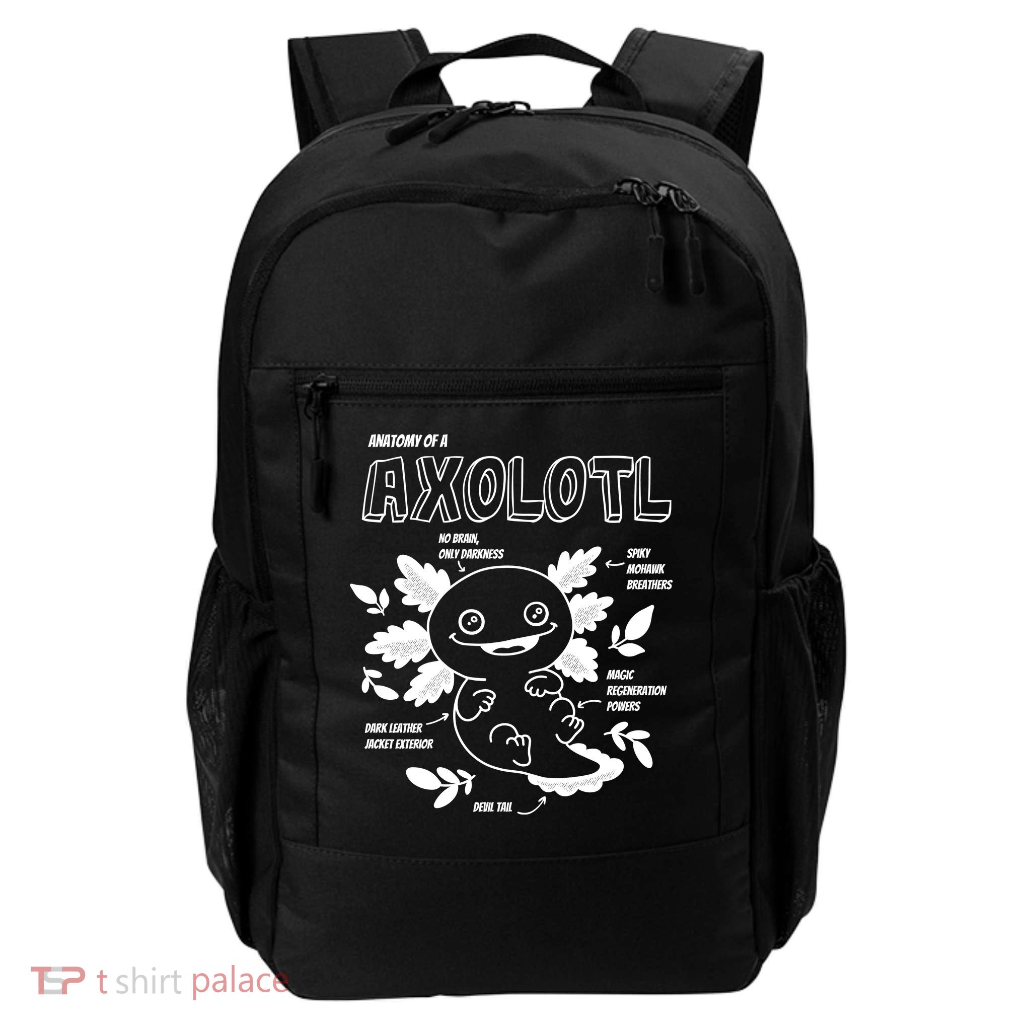 Anatomy Of A Axolotl Backpack