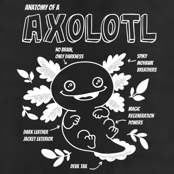 Anatomy Of A Axolotl Tumbler