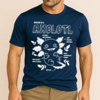 Anatomy Of A Axolotl Performance Shirt