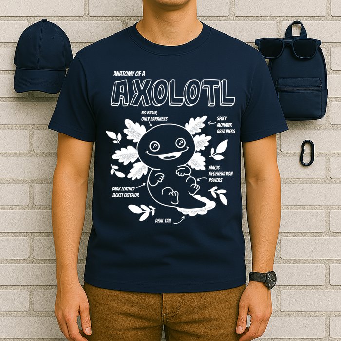 Anatomy Of A Axolotl T-Shirt