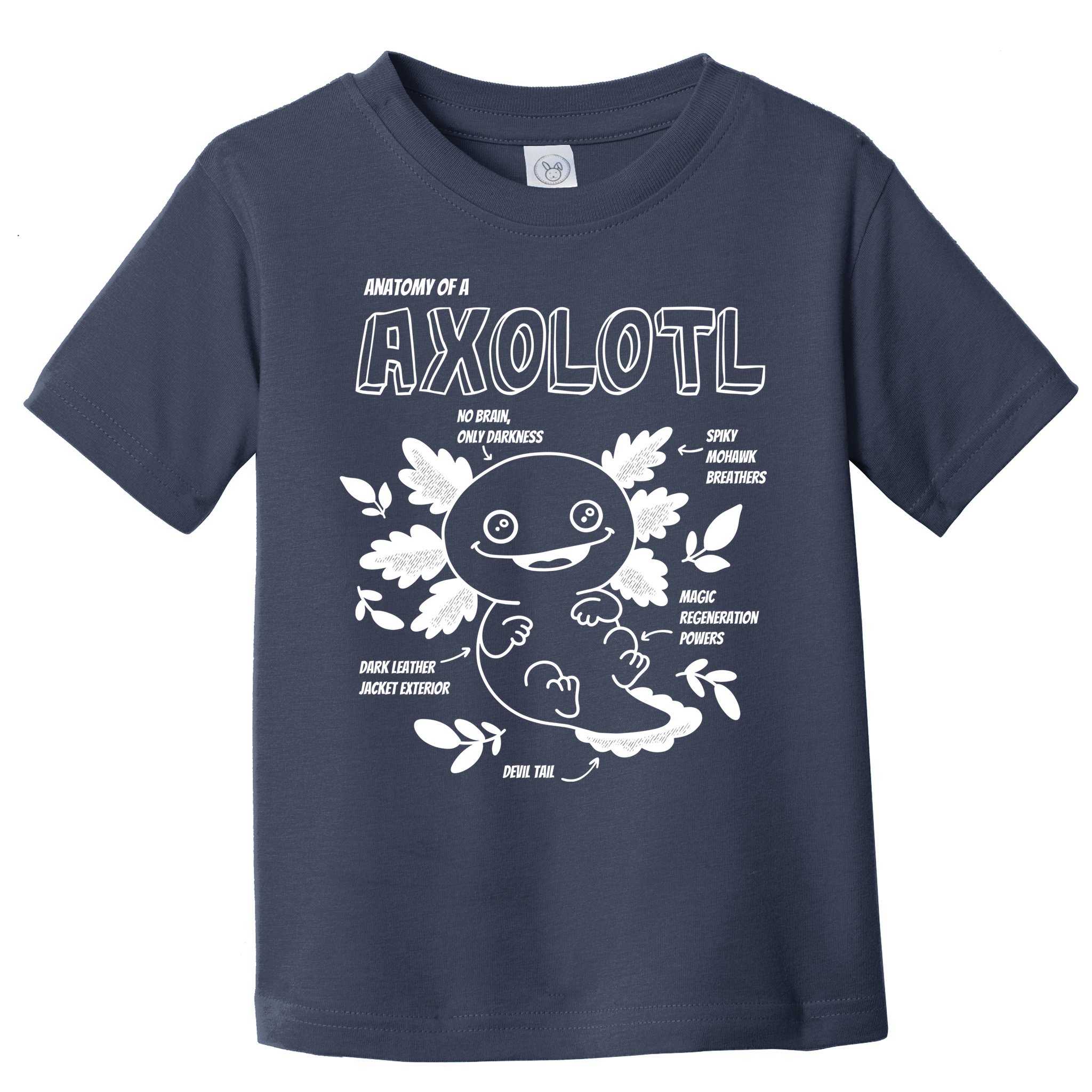 Anatomy Of A Axolotl Toddler T-Shirt