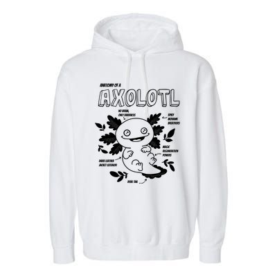 Anatomy Of A Axolotl Garment-Dyed Fleece Hoodie