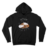 Anatomy Of A Piebald Ball Python Funny Reptile Snake Lover Hoodie