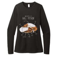 Anatomy Of A Piebald Ball Python Funny Reptile Snake Lover Womens CVC Long Sleeve Shirt